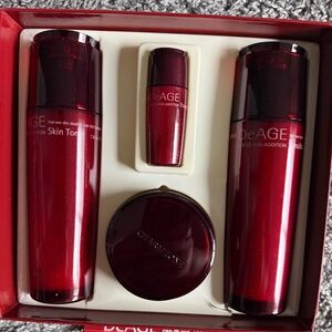 Charmzone DeAge red addition Korean skincare set of 3
